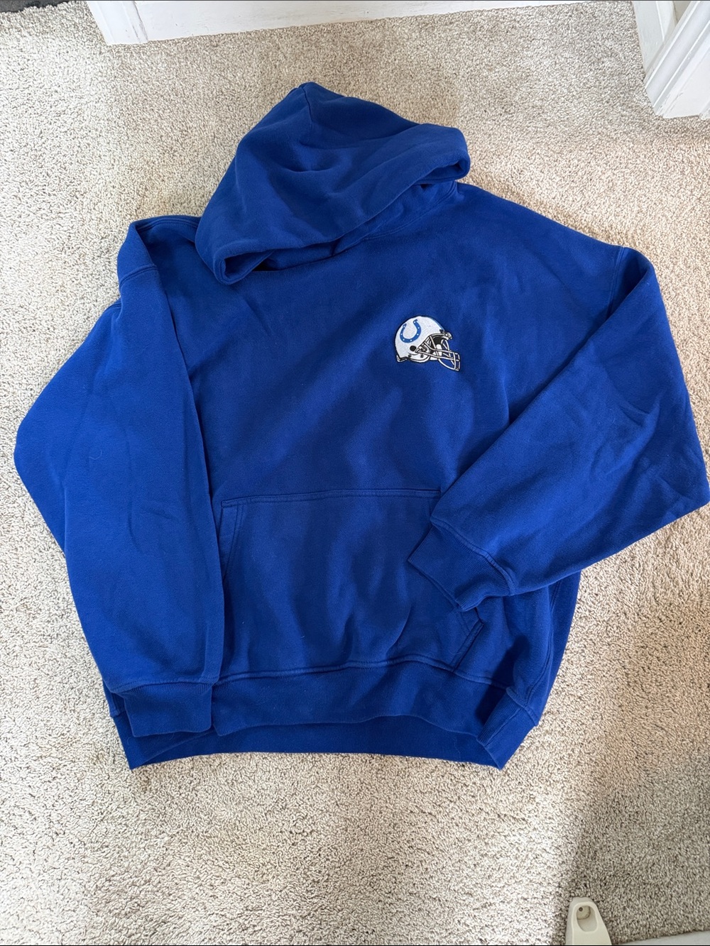 Abercrombie & Fitch Indianapolis Colts Graphic Popover NWOT Hoodie Large